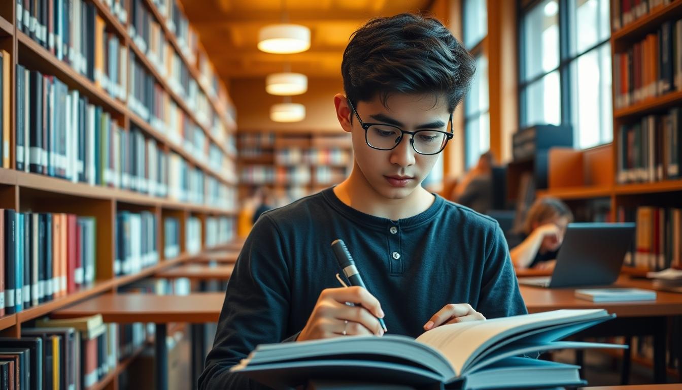 Structured study materials and learning resources on a desk